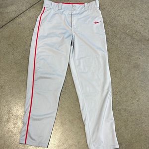 nike men's baseball pants with piping